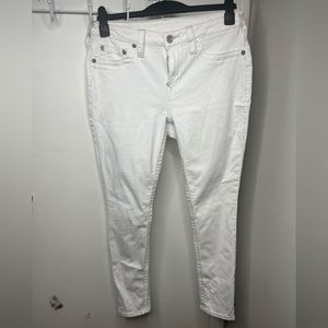True Religion White Skinny Jeans